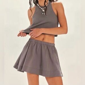 Free People Free-est Milani Charcoal Gray Set